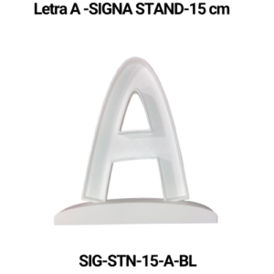 Letra SIGNA STAND 15 cm Blanco